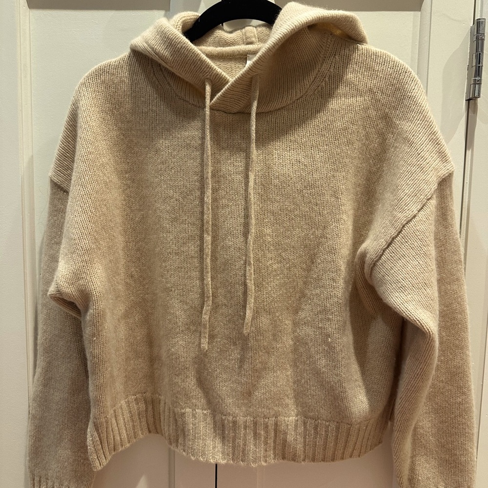Aritzia Babaton Hooded Cashmere Sweater